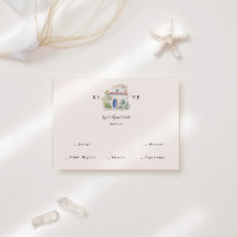 Casamento Italiano Mediterrâneo Aquarela Pastel
