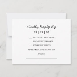 Cartão RSVP Casamento mediterrânico de Citros de Limão