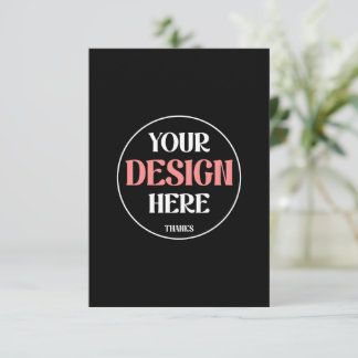 Cartão RSVP Casamento Minimalista com Letra Moderna e Elegante