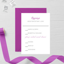 Casamento Minimalista de Lathyrus Purple