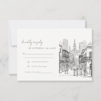 Casamento Minimalista Esboço New Orleans Louisiana