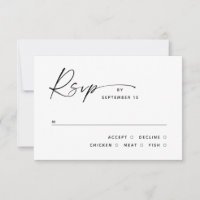 Casamento Minimalista Limpo Preto e Branco Moderno