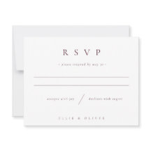 Casamento Minimalista Moderno Burgundy Vino