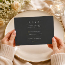 Casamento Minimalista Preto e Dourado