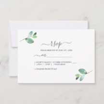 Casamento Mínimo do Eucalyptus Foliage em Script C
