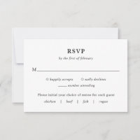 Casamento Moderno de Fiona Black and White Bold Mo