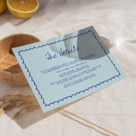 Cartão RSVP Casamento Moderno Desenho De Mão