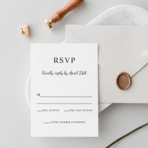 Casamento Negro e Branco Elegante