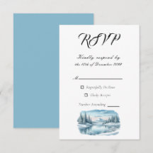 Casamento no Lago de Inverno da Montanha Nevada