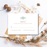 Cartão RSVP Casamento no Sudoeste do Deserto de Verão<br><div class="desc">Cartões RSVP de Casamento no Sudoeste para sua celebração de casamento de verão. Design tribal em cores rústicas do deserto,  numa mistura de fontes simples. Você tem uma solicitação de personalização? Contacte-me,  adoraria ajudar.</div>