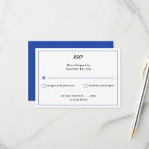 Casamento Personalizado Azul Simples