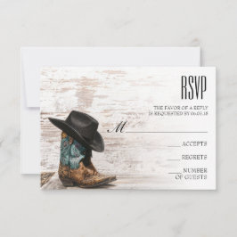 Cartão RSVP Casamento por País (Cartão RSVP)