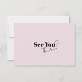 Cartão RSVP Casamento Retro-Minimalista Elegante