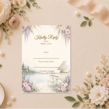 Casamento Romântico ao Piano à Beira do Lago Luxuo