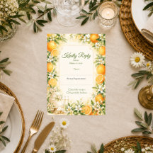 Casamento Romântico com Citrinos