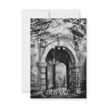 Casamento Romântico entre Luzes e Arqueiro Gótico