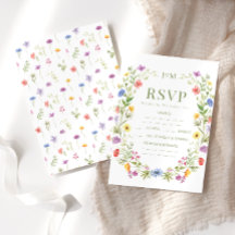 Casamento rústico de flores silvestres florais col