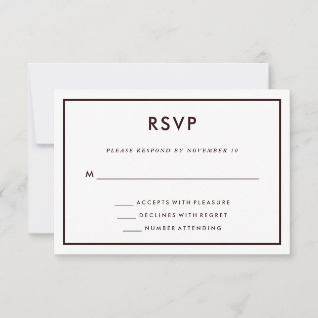 Cartão RSVP Casamento Tema Viagem Burgundy | Mapa atrás (Frente)