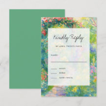 Casamento Temático de Jardim com Aquarela Elegante