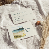 Casamento Único Da Praia Desenhada Por Mão De Água