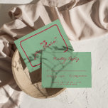 Cartão RSVP Casamento Único De Letras Coloridas Escritas À Mão<br><div class="desc">Uma simples e elegante carta colorida retro de casamento. Isso tem um moderno e único fundo laranja claro,  com um script vermelho magenta. Minimalista e chic com letra manuscrita. Tudo é editável clicando no botão personalizar.</div>