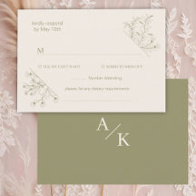 Casamento Verde de Moss Floral Elegante