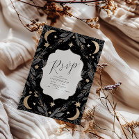 Casamento Vintage Botânico Celestial Lua Estrelas