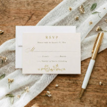 Casamento Vintage Francês Floral Dourado e Creme