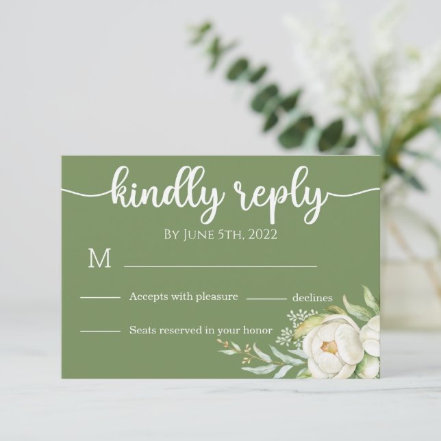 Cartão RSVP Chá de fraldas do Urso Bebê (Em pé/Frente)