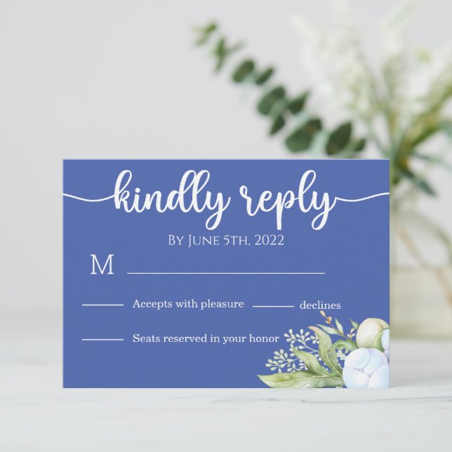 Cartão RSVP Chá de fraldas do Urso Bebê (Em pé/Frente)