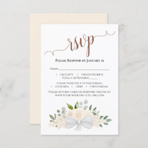 Cartão RSVP Champanhe Blush Peach Watercolor Rosa Casamento