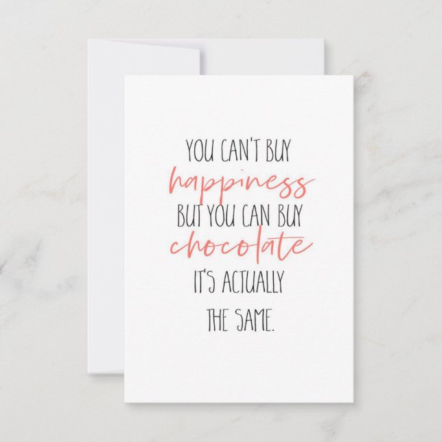 Cartão RSVP Chocolate comprar (Frente)