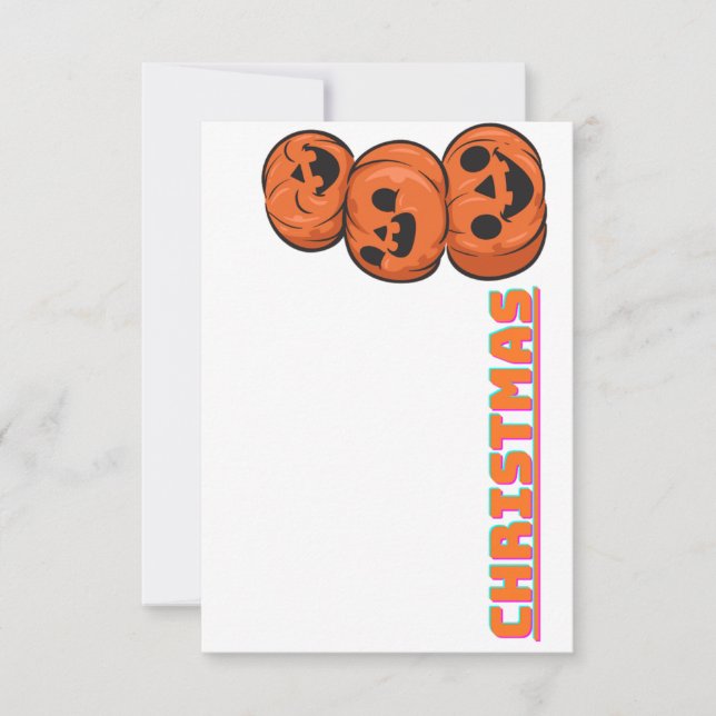 Cartão RSVP Christmas Tree Holiday Card Envelope (Frente)