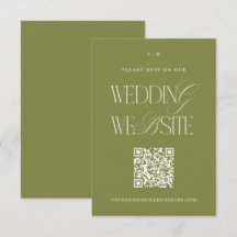 Classy Sage Green & White Wedding Website Online