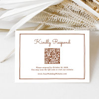 Código QR Cobre Ferrugem Casamento Western