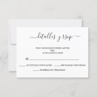 Código QR da Boda Espanhola Elegante Detalles Y RS