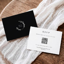 Código QR de Casamento Clássico Simples Elegante M