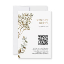 Código QR de Casamento de Grama das Pampas Boho RS