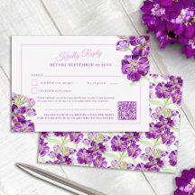Código QR do casamento de cor d'água do estoque ro