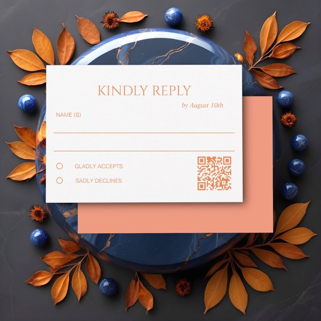 Cartão RSVP Colagem de Cores Modernas (Criador carregado)