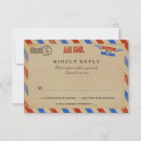 Coleção de Casamentos do Vintage Airmail