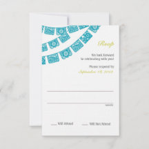 Confirmação de Presença Casamento Papel Picado