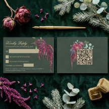 Confirmação de Presença de Casamento com Código QR