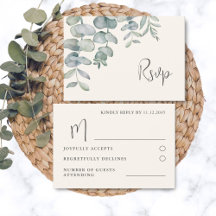 Confirmação de Presença para Casamento Boho Sage V