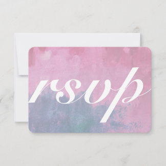 Cartão RSVP Confirmação de Presença para Casamento em Borgonha