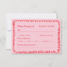 coração caprichoso desenhado à mão rosa e vermelho