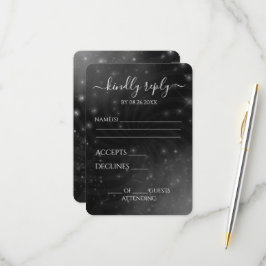 Cartão RSVP Crie o seu próprio - Céu Espiral Espiral