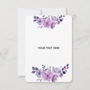 Cartão RSVP Crie Seu Próprio Floral