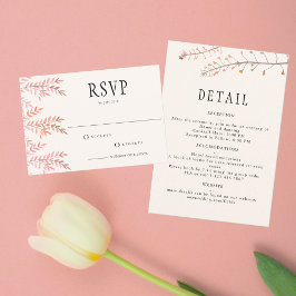 Cartão RSVP Dançar Com O Sussurro Do Vento