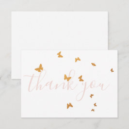 Cartão RSVP de Borboletas de Bolo de Casamento